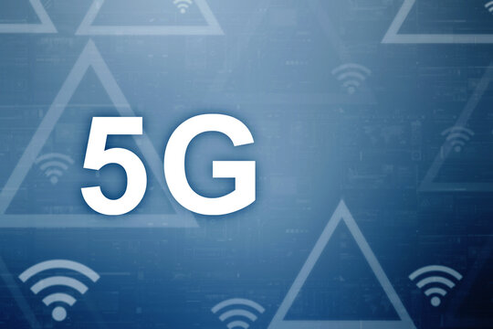 2d rendering 5G Network 5G Connection with WiFi