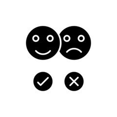 Fototapeta premium Emotional Reaction icon in vector. logotype