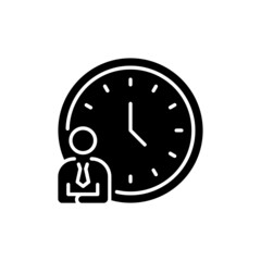 Working Hours icon in vector. logotype