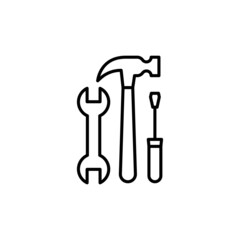 Tools icon in vector. logotype