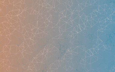 Fototapeta premium Background hexagon. Multicolored design polygonal. Color Light blue gray background geometric. Great business illustration. Backdrop polygonal style. 2d image.