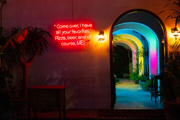 Entrance to somewhere magical and fun