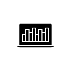 Statistics icon in vector. logotype