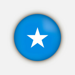 Country Somalia. Somalia flag. Vector illustration.