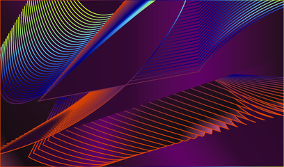 Purple abstract background with lines