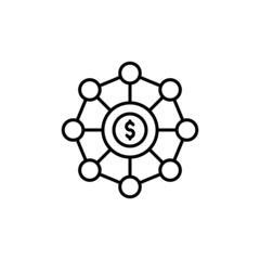 SEO Investment icon in vector. logotype