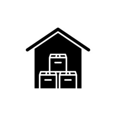 Warehouse icon in vector. logotype