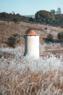 Beautiful View Of A Tower In Kasos In Greece, The Greek Island Of Sea Foams