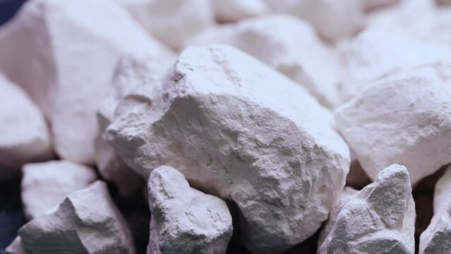 Clay white cosmetic and medical kaolin