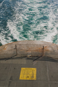 Wake behing Pacific Northwest Ferry boat