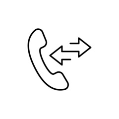 Call Diversion icon in vector. logotype