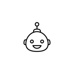 Bot Helper icon in vector. logotype