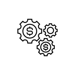 Making Money icon in vector. logotype