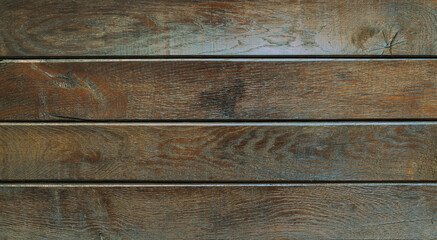 Old wooden background, wooden texture with scratches and cracks.