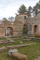 Ruins of the late antique Hisarlaka Fortress, Kyustendil, Bulgaria