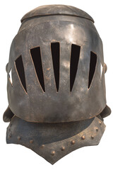 Medieval knight armor, on a white background