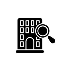 Office Search icon in vector. logotype