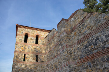 Ruins of the late antique Hisarlaka Fortress, Kyustendil, Bulgaria