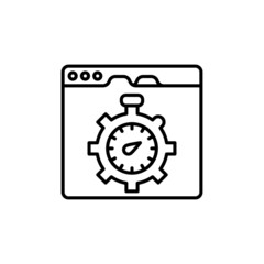 SEO Performance icon in vector. logotype