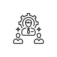 Business Specialist icon in vector. logotype