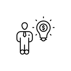 Business Idea icon in vector. logotype