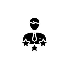 Star Employer icon in vector. logotype