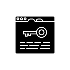 Keyword Generator icon in vector. logotype