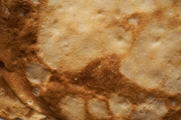 One roasted ruddy pancake texture - close up