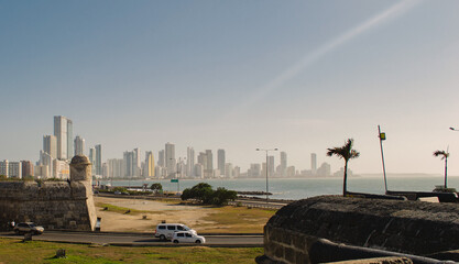 bocagrande desde la muralla 