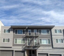 facade of a modern apartment