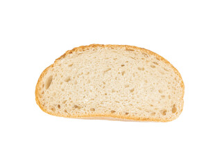 sliced bread isolated on white