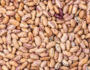 dry brown beans.Background of dried beans