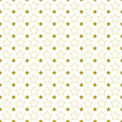 Seamless golden star pattern. Stars seamless pattern.