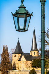 Fototapeta na wymiar historic buildings at the old town of Fulda
