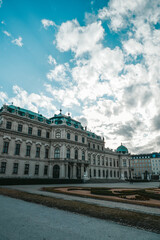 Belvedere Art Museum in Vienna. A beautiful landmark in Vienna.