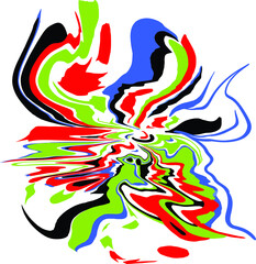 Abstract  seamless fabric and digital print pattern. geometric print pattern for textile design and fabrics.