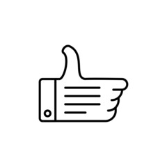 Obraz premium Like Feedback icon in vector. logotype