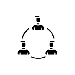 Employee Change icon in vector. logotype