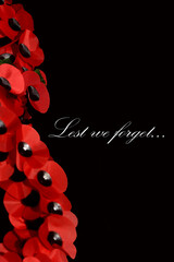 Creative Remembrance Day Poppy Scene