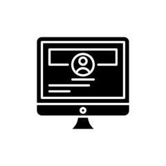Account icon in vector. logotype
