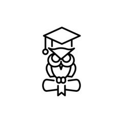Wisdom icon in vector. logotype