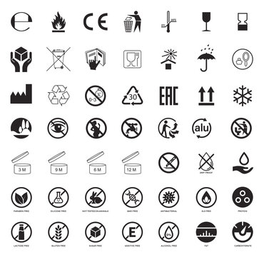 Set of Packaging Symbols.