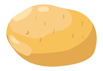 Organic and natural farm grown potato vegetable