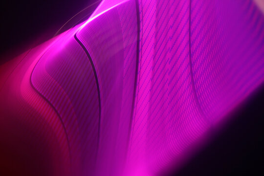 Pattern Of Violet Light, A Section Of The Electromagnetic Spectrum