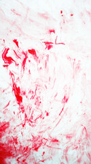 Red Abstract. Handmade Art. Modern Creative Background. Splash Emotions Artistic. Wallpaper Texture.