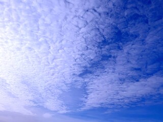 Sky clouds background. Amazing heaven cloudscape.