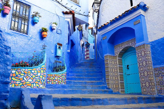 Street in Chefchaouen, Morocco