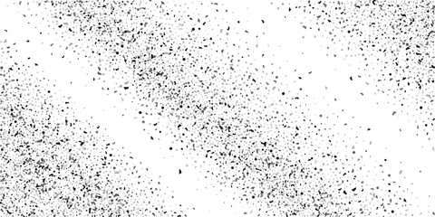 Silver glitter confetti on a white background. Illustration of a drop of shiny particles.