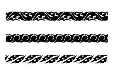 Obraz premium abstract seamless pattern frame border vector