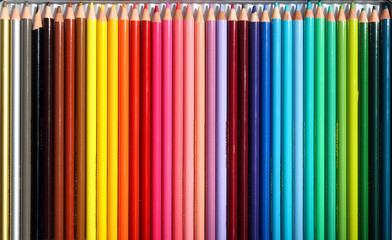カラフルな色鉛筆　web背景 テクスチャ